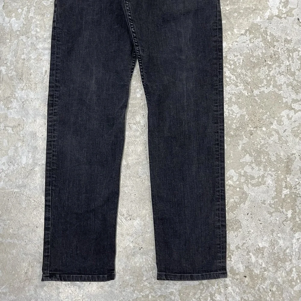 Dearborn‎ Denim Jeans Mens 35 Black Pants USA Straight Stretch Fits 35x31
